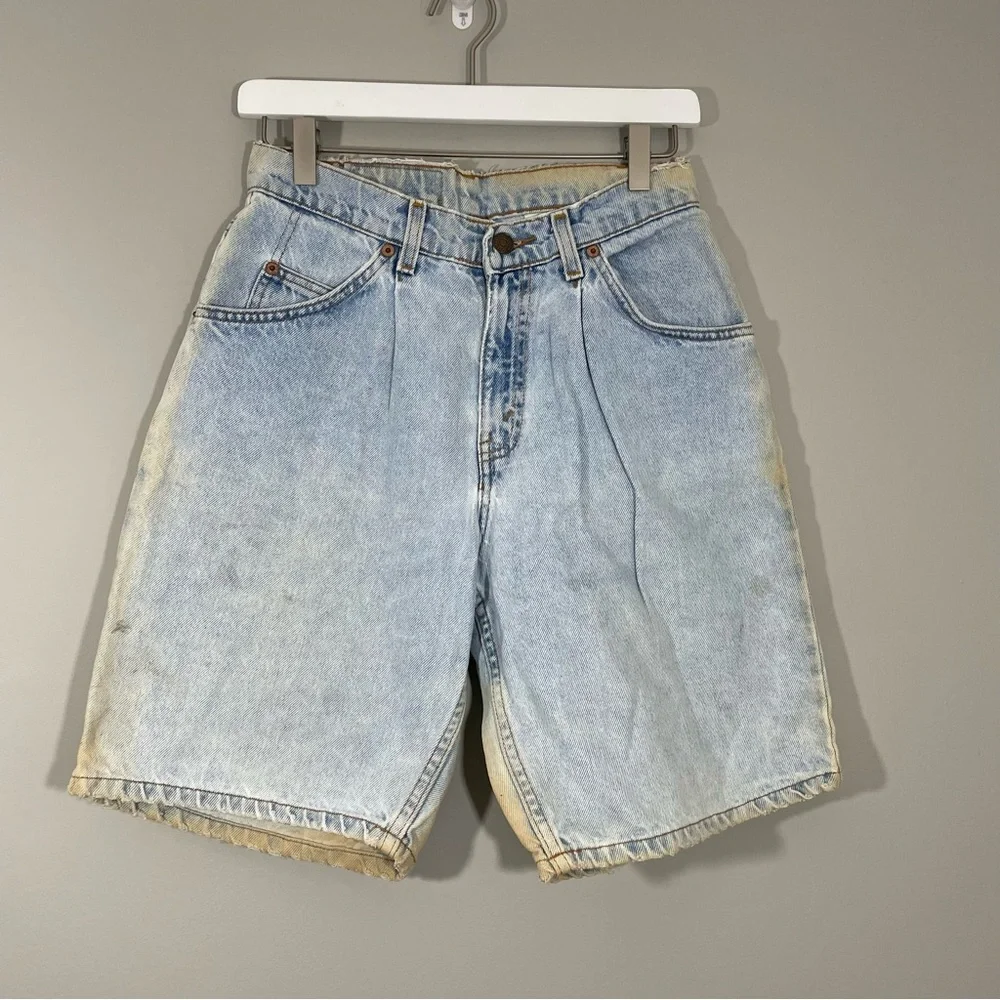 Vintage Levi’s 580 Denim Jean Shorts Baggy Fit Jorts - Picture 1 of 10